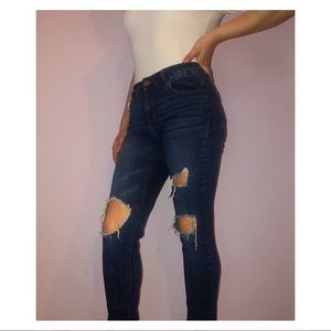 Charlotte Russe ripped jeans
